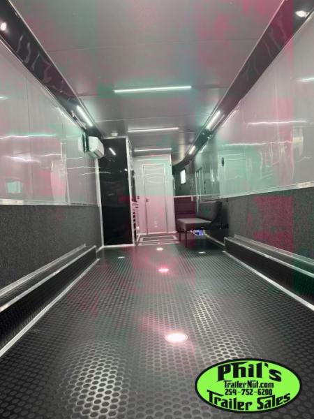 New Continental Cargo NEW 85X44 ENCLOSED CAR RACE TRAILER BATHROOM CAR HAULER CARGO Car / Racing Trailer