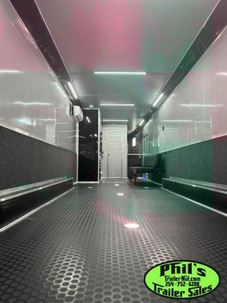 New Continental Cargo NEW 85X44 ENCLOSED CAR RACE TRAILER BATHROOM CAR HAULER CARGO Car / Racing Trailer