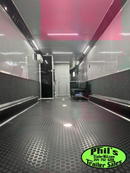 New Continental Cargo NEW 85X44 ENCLOSED CAR RACE TRAILER BATHROOM CAR HAULER CARGO Car / Racing Trailer