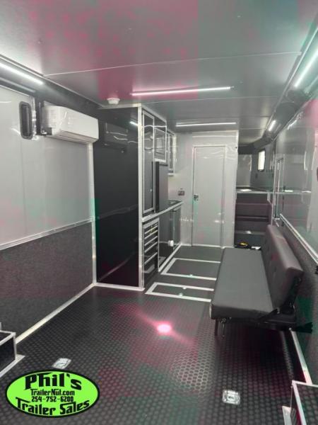 New Continental Cargo NEW 85X44 ENCLOSED CAR RACE TRAILER BATHROOM CAR HAULER CARGO Car / Racing Trailer