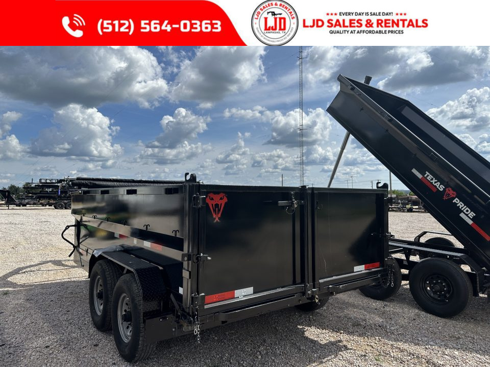 New 2026 Texas Pride - 14'x3' - Dump Trailer - Tarp - 16K GVWR -