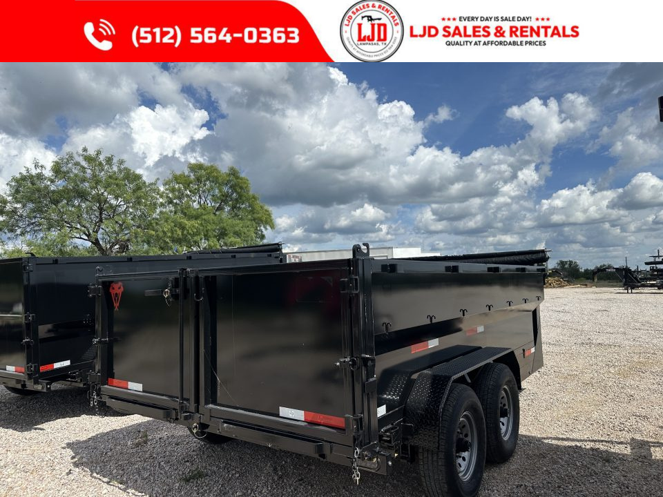 New 2026 Texas Pride - 14'x3' - Dump Trailer - Tarp - 16K GVWR -