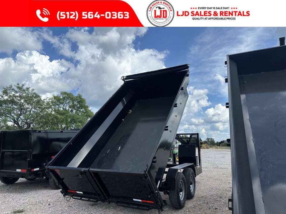 New 2026 Texas Pride - 14'x3' - Dump Trailer - Tarp - 16K GVWR -