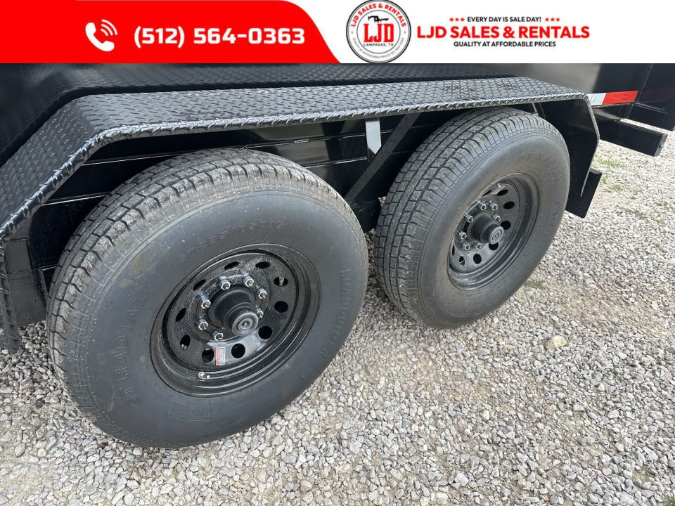 New 2026 Texas Pride - 14 X 4 - Dump Trailer 3/16" Floor - 16K GVWR