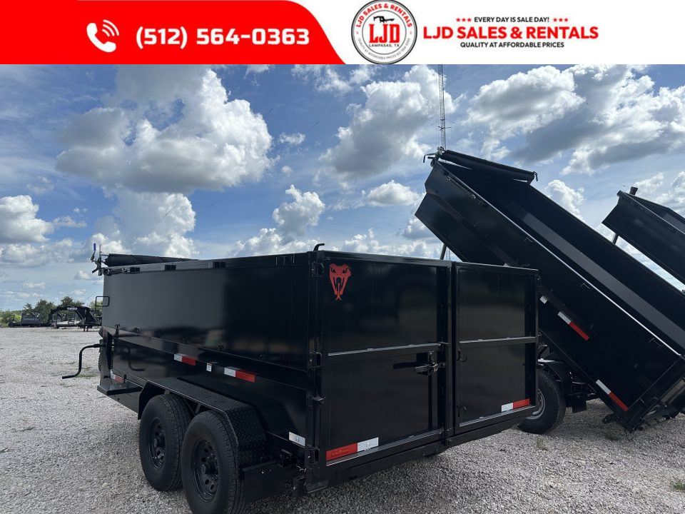 New 2026 Texas Pride - 14 X 4 - Dump Trailer 3/16" Floor - 16K GVWR