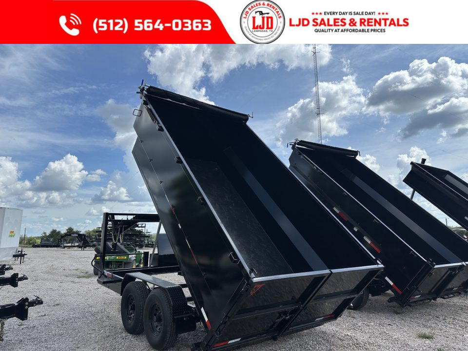 New 2026 Texas Pride - 14 X 4 - Dump Trailer 3/16" Floor - 16K GVWR