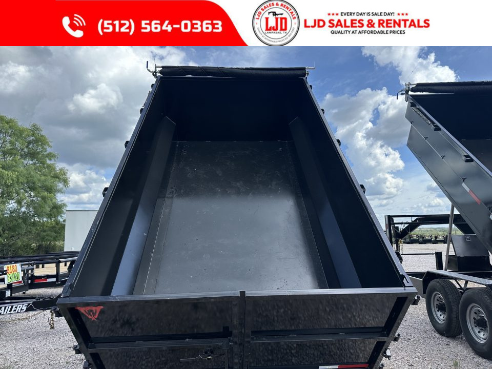 New 2026 Texas Pride - 14 X 4 - Dump Trailer 3/16" Floor - 16K GVWR