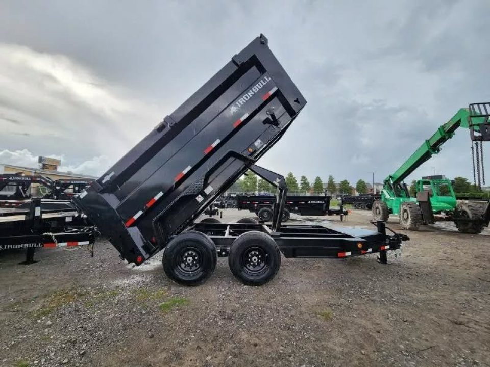 New 2026 Iron Bull DTB8314072 83X14' With 4' Sides 7Ga Floor Side Armor 15k Gvwr Dump Trailer8