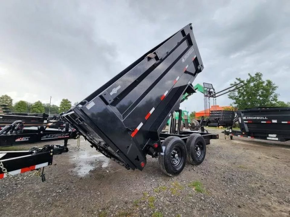 New 2026 Iron Bull DTB8314072 83X14' With 4' Sides 7Ga Floor Side Armor 15k Gvwr Dump Trailer8