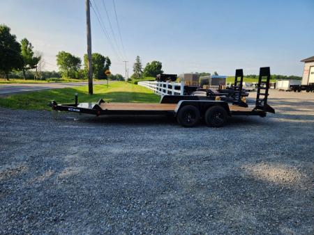 New 2027 BWISE EH10 82x18 10K Tandem Axle Equipment Trailer