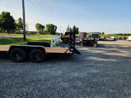 New 2027 BWISE EH10 82x18 10K Tandem Axle Equipment Trailer