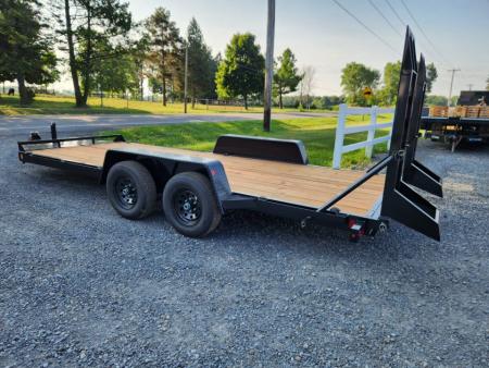 New 2027 BWISE EH10 82x18 10K Tandem Axle Equipment Trailer