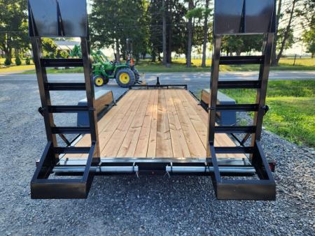 New 2027 BWISE EH10 82x18 10K Tandem Axle Equipment Trailer