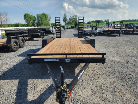 New 2026 BWISE EHLE10 84x18 10K Light Duty Tandem Axle Equipment Trailer
