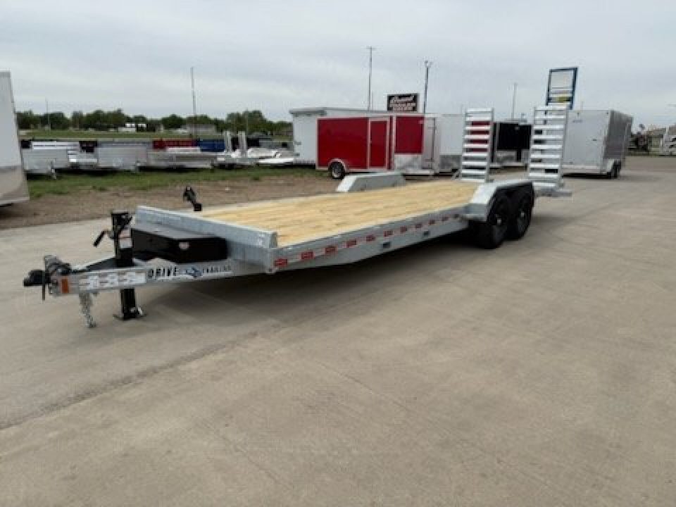 New 2027 Drive Trailers 7'X20' -GALVANIZED EQUIPMENT TRAILER
