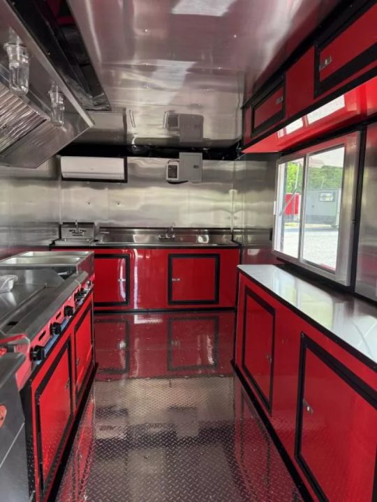 New 2026 Coast 2 Coast 8.5X20 TA CONCESSION TRAILER FULLY EQUIPED BLACKOUT Concession