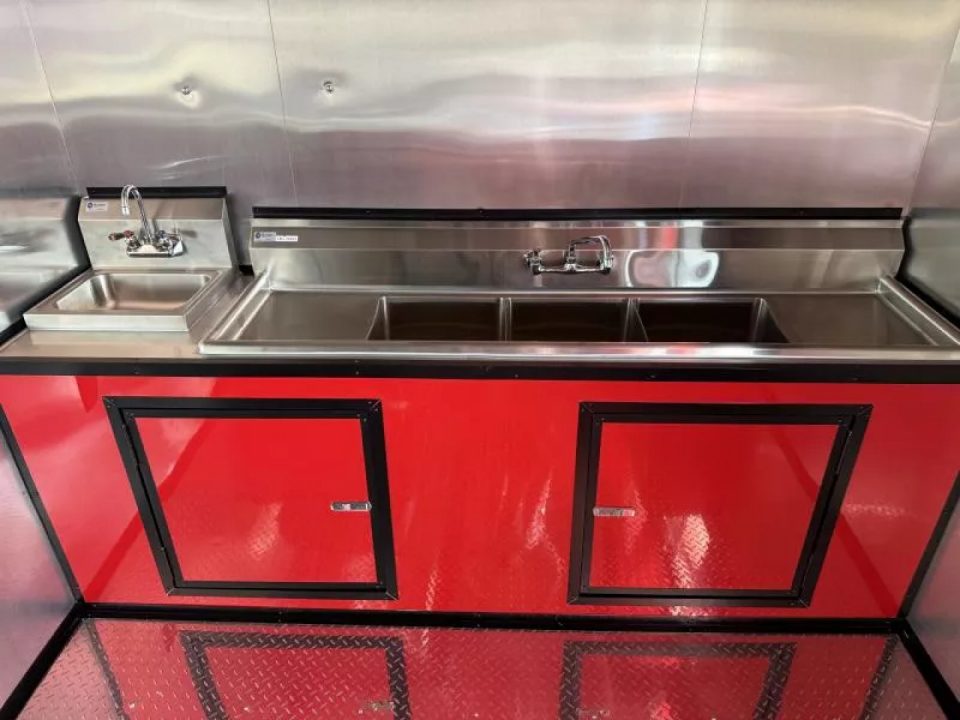 New 2026 Coast 2 Coast 8.5X20 TA CONCESSION TRAILER FULLY EQUIPED BLACKOUT Concession