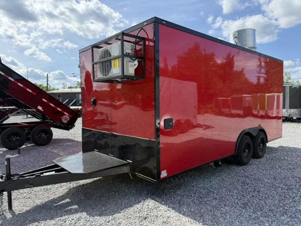 New 2026 Coast 2 Coast 8.5X20 TA CONCESSION TRAILER FULLY EQUIPED BLACKOUT Concession