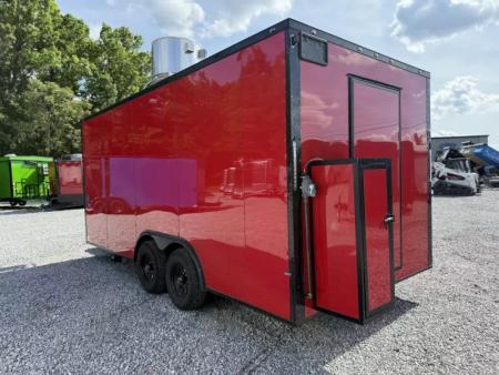 New 2026 Coast 2 Coast 8.5X20 TA CONCESSION TRAILER FULLY EQUIPED BLACKOUT Concession