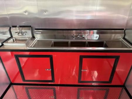 New 2026 Coast 2 Coast 8.5X20 TA CONCESSION TRAILER FULLY EQUIPED BLACKOUT Concession