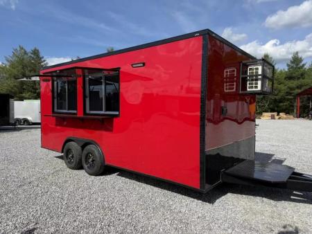 New 2026 Coast 2 Coast 8.5X20 TA CONCESSION TRAILER FULLY EQUIPED BLACKOUT Concession
