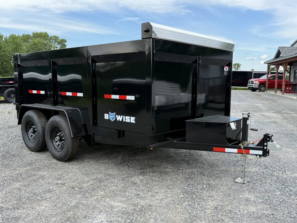 New 2026 BWISE DT712LP-LE-12 Dump Trailer