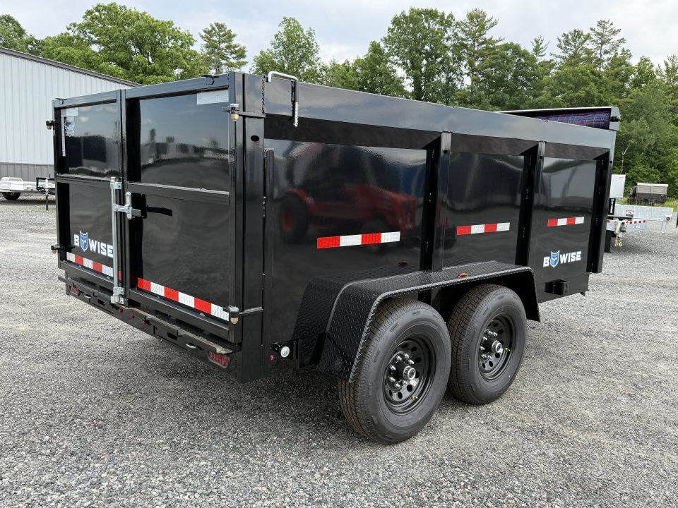 New 2026 BWISE DT712LP-LE-12 Dump Trailer