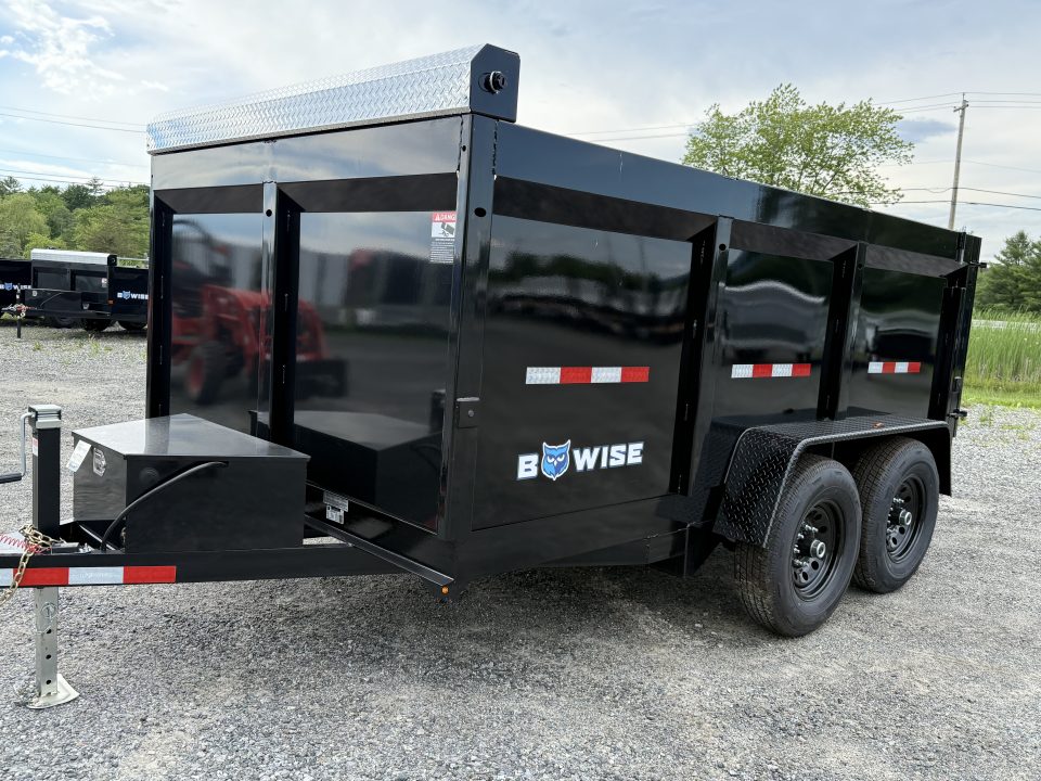 New 2026 BWISE DT712LP-LE-12 Dump Trailer