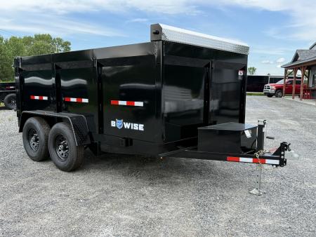 New 2026 BWISE DT712LP-LE-12 Dump Trailer