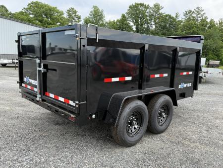 New 2026 BWISE DT712LP-LE-12 Dump Trailer