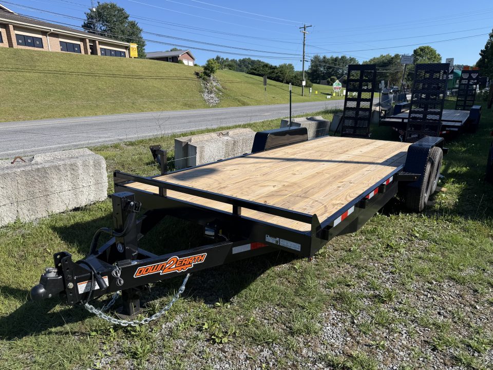 New 2026 Down 2 Earth Equipment Trailer 20’ EXTRA WIDE RAMPS.