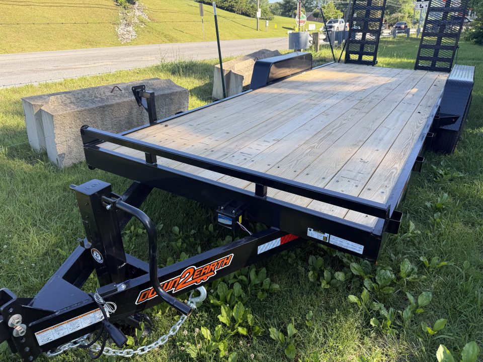 New 2026 Down 2 Earth Equipment Trailer 20’ EXTRA WIDE RAMPS.