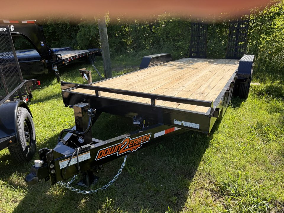 New 2026 Down 2 Earth Trailers 82x20 Equipment Trailer 8K AXLES