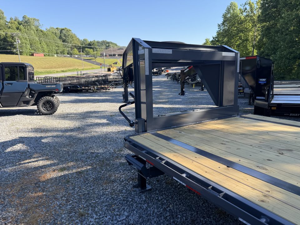 New 2026 Down 2 Earth GOOSENECK 8.5x40 (40 FLAT DECK ) 8K Axles , SLIDE OUT RAMPS