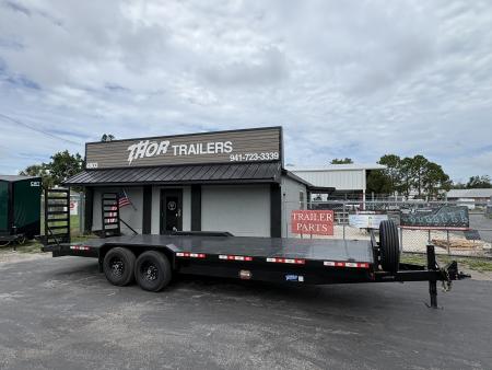 Used 2025 Covered Wagon Trailers 8.5 X 24 TA 14K DRIVE-OVER FENDER Equipment Trailer