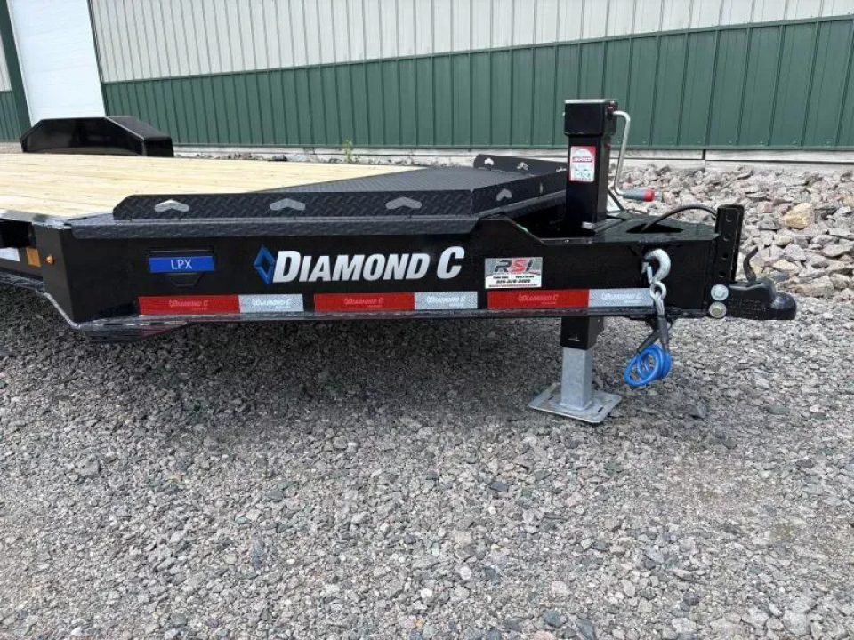 New 2026 20' Diamond C LPX207 Equipment Trailer