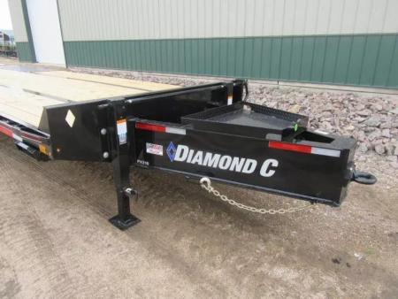 New 2026 28' 25K Diamond C PX210 Pintle Hitch Trailer