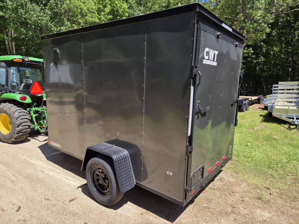 New 2026 Covered Wagon Trailers 6x10 cargo trailer with black out package and rear ramp door Cargo / Enclosed Trailer