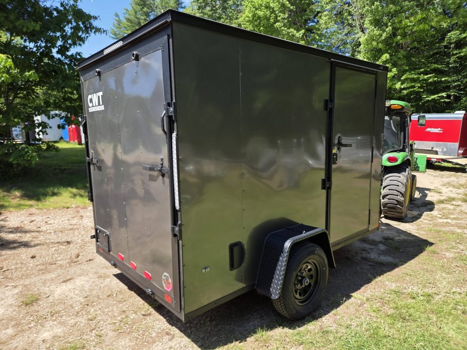 New 2026 Covered Wagon Trailers 6x10 cargo trailer with black out package and rear ramp door Cargo / Enclosed Trailer