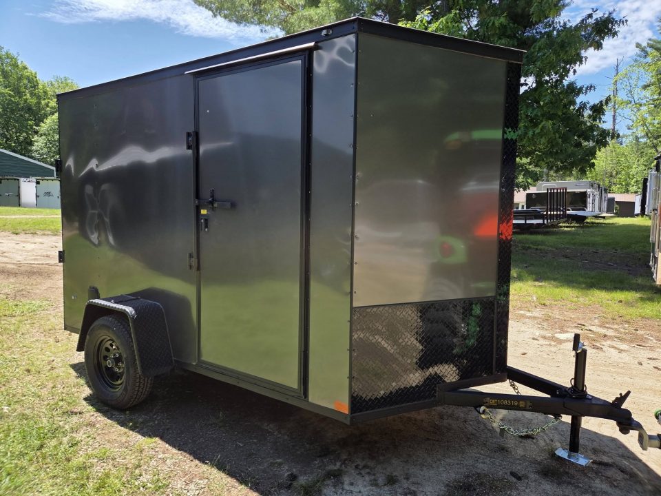 New 2026 Covered Wagon Trailers 6x10 cargo trailer with black out package and rear ramp door Cargo / Enclosed Trailer