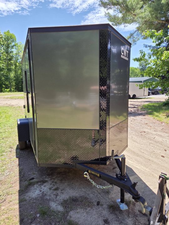 New 2026 Covered Wagon Trailers 6x10 cargo trailer with black out package and rear ramp door Cargo / Enclosed Trailer