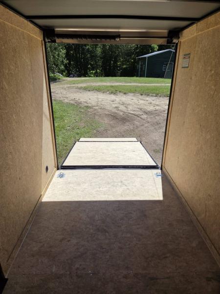 New 2026 Covered Wagon Trailers 6x10 cargo trailer with black out package and rear ramp door Cargo / Enclosed Trailer