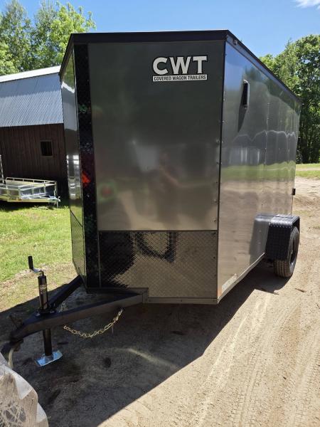 New 2026 Covered Wagon Trailers 6x10 cargo trailer with black out package and rear ramp door Cargo / Enclosed Trailer