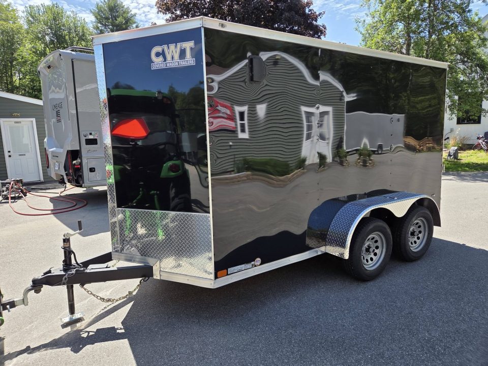 New 2026 Covered Wagon Trailers 6x12 dual axle cargo trailer with rear ramp Cargo / Enclosed Trailer
