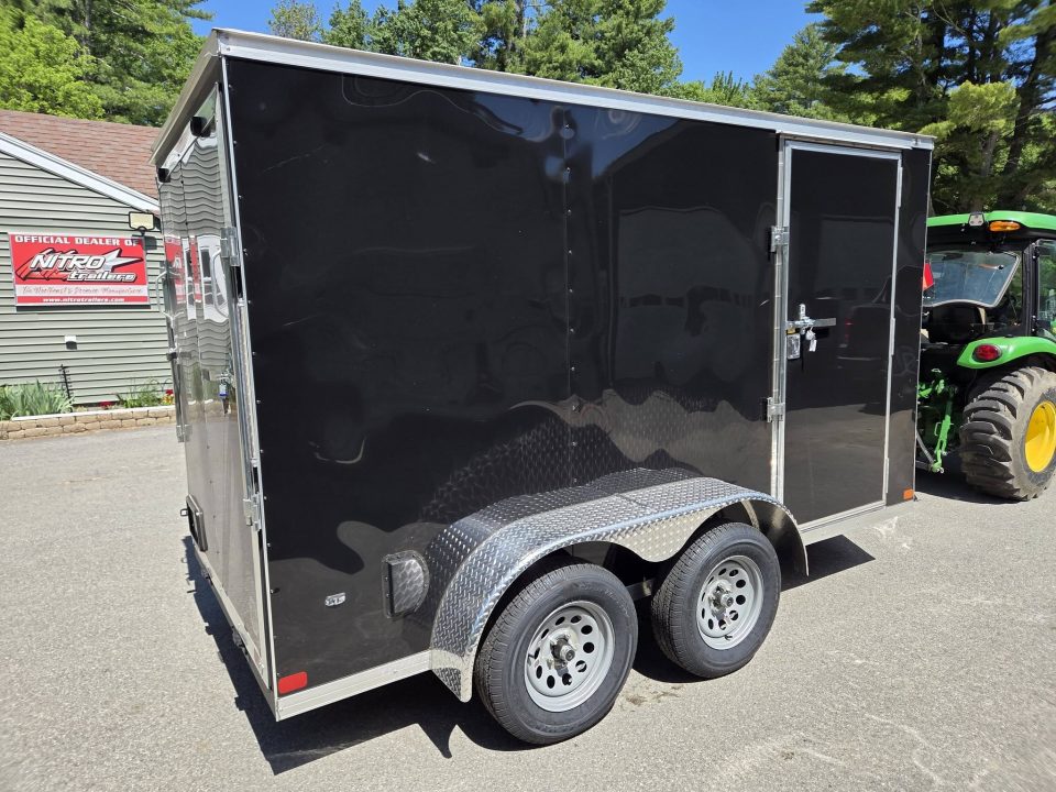 New 2026 Covered Wagon Trailers 6x12 dual axle cargo trailer with rear ramp Cargo / Enclosed Trailer
