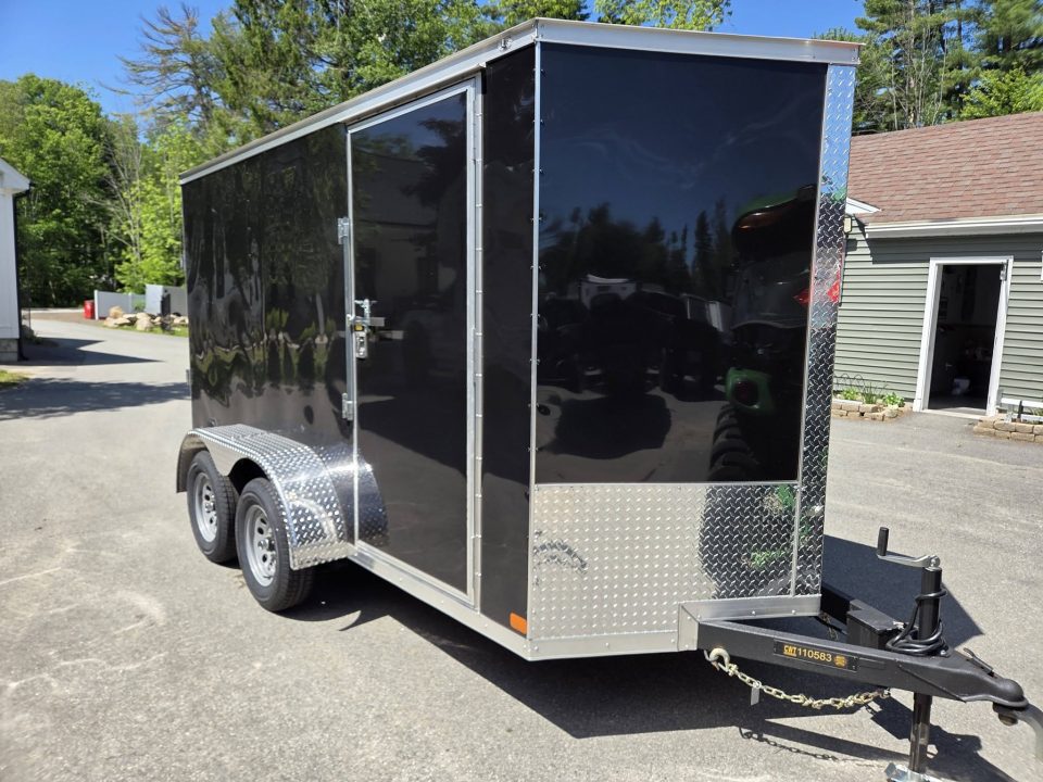New 2026 Covered Wagon Trailers 6x12 dual axle cargo trailer with rear ramp Cargo / Enclosed Trailer