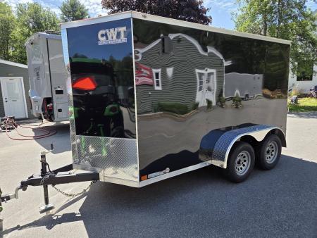 New 2026 Covered Wagon Trailers 6x12 dual axle cargo trailer with rear ramp Cargo / Enclosed Trailer