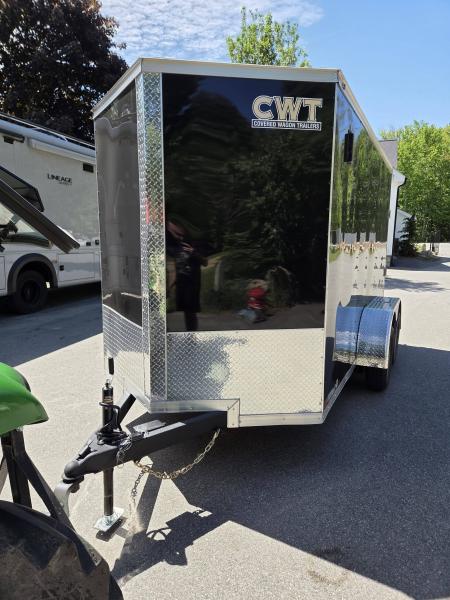 New 2026 Covered Wagon Trailers 6x12 dual axle cargo trailer with rear ramp Cargo / Enclosed Trailer