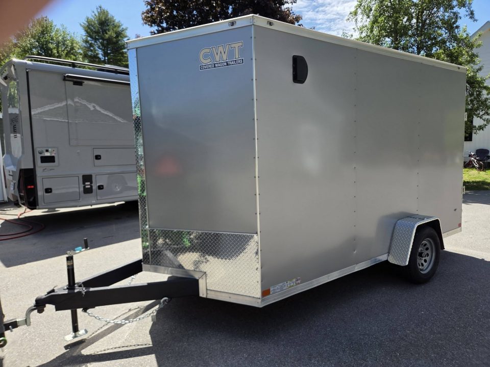 New 2026 Covered Wagon Trailers 7x12 extra height enclosed cargo trailer with rear ramp Cargo / Enclosed Trailer