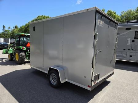 New 2026 Covered Wagon Trailers 7x12 extra height enclosed cargo trailer with rear ramp Cargo / Enclosed Trailer